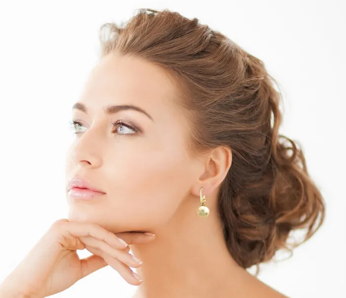 Earrings spt Golden South Sea Pearl Classic Dangle Earrings