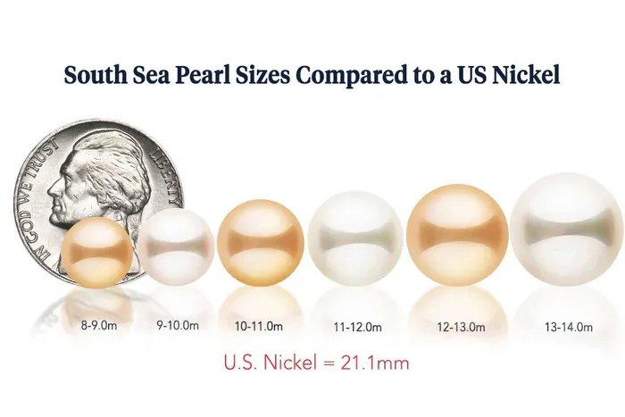 Necklaces SPT 1214mm Golden South Sea Pearl Necklace AAAA Quality