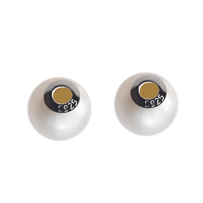 Pearly Lustre Earrings Elegent Freshwater Pearl Earrings WE00790 SAFARI