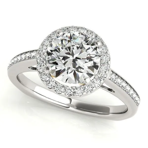 Rings Fire Brilliance Alexis Round Center Stone Cathedral Two Tone Channel Shank Halo Engagement Ring Rings Fire Brilliance Alexis Round Center Stone Cathedral Two Tone Channel Shank Halo Engagement Ring