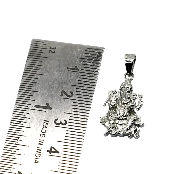TRIBAL ORNAMENTS 925 sterling silver Lord GANESHA unique design pendant necklace Lord Ganesha unique style handmade pendant for unisex Nsp818 Necklaces TRIBAL ORNAMENTS 925 sterling silver Lord GANESHA unique design pendant necklace Lord Ganesha unique style handmade pendant for unisex Nsp818 Necklaces