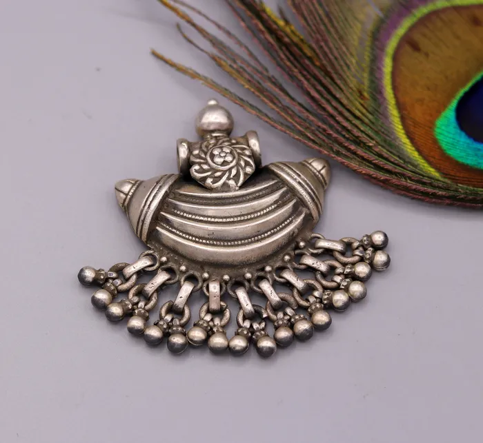 TRIBAL ORNAMENTS Necklaces 925 Sterling silver handmade gorgeous amulet pendant oxidized customized pendant belly dance temple jewelry bellydance rajasthan india nsp13 TRIBAL ORNAMENTS Necklaces 925 Sterling silver handmade gorgeous amulet pendant oxidized customized pendant belly dance temple jewelry bellydance rajasthan india nsp13