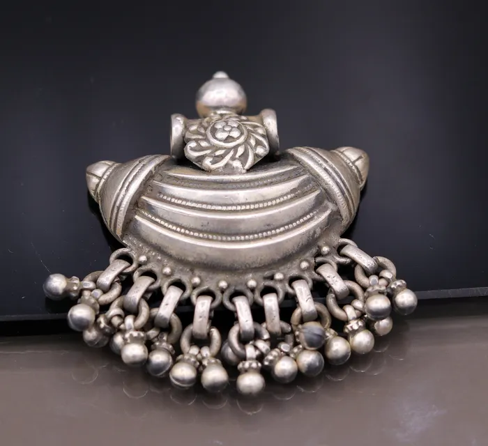 TRIBAL ORNAMENTS Necklaces 925 Sterling silver handmade gorgeous amulet pendant oxidized customized pendant belly dance temple jewelry bellydance rajasthan india nsp13 TRIBAL ORNAMENTS Necklaces 925 Sterling silver handmade gorgeous amulet pendant oxidized customized pendant belly dance temple jewelry bellydance rajasthan india nsp13