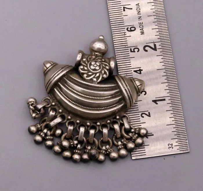 TRIBAL ORNAMENTS Necklaces 925 Sterling silver handmade gorgeous amulet pendant oxidized customized pendant belly dance temple jewelry bellydance rajasthan india nsp13 TRIBAL ORNAMENTS Necklaces 925 Sterling silver handmade gorgeous amulet pendant oxidized customized pendant belly dance temple jewelry bellydance rajasthan india nsp13