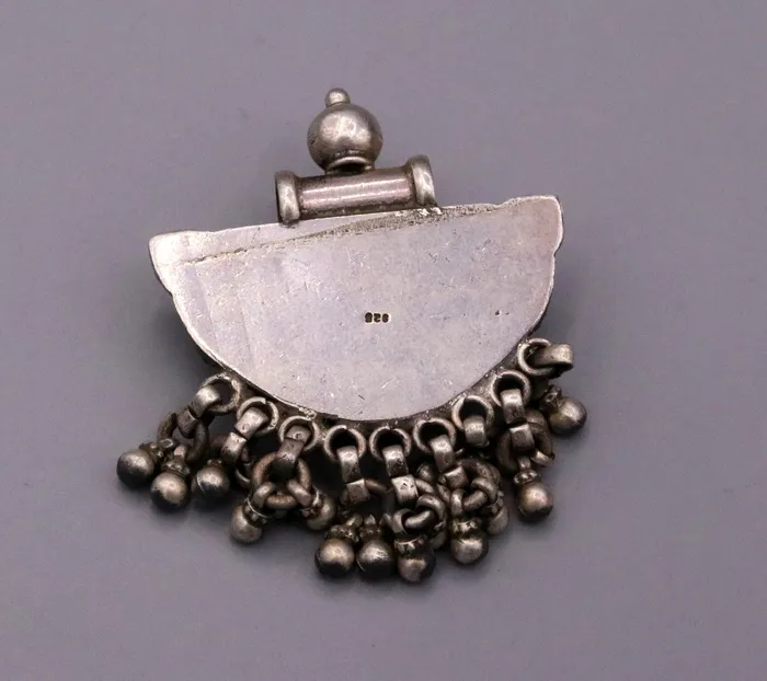 TRIBAL ORNAMENTS Necklaces 925 Sterling silver handmade gorgeous amulet pendant oxidized customized pendant belly dance temple jewelry bellydance rajasthan india nsp13 TRIBAL ORNAMENTS Necklaces 925 Sterling silver handmade gorgeous amulet pendant oxidized customized pendant belly dance temple jewelry bellydance rajasthan india nsp13