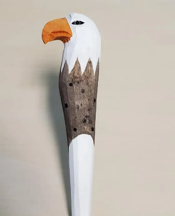 V104 Eagle Wood Pen POLLY Earrings