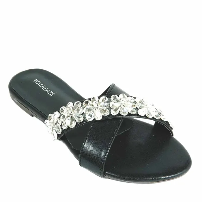 Walkeaze Earrings Women Formal Slippers 40808S