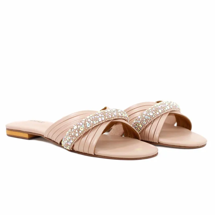 Walkeaze Earrings Women Formal Slippers 40844S