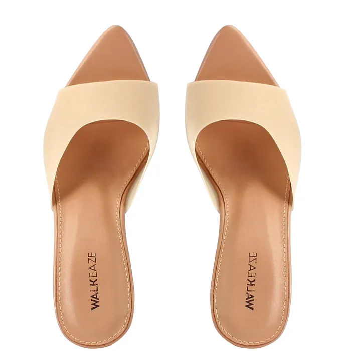 Walkeaze Necklaces Women Formal Block Heel 62637S