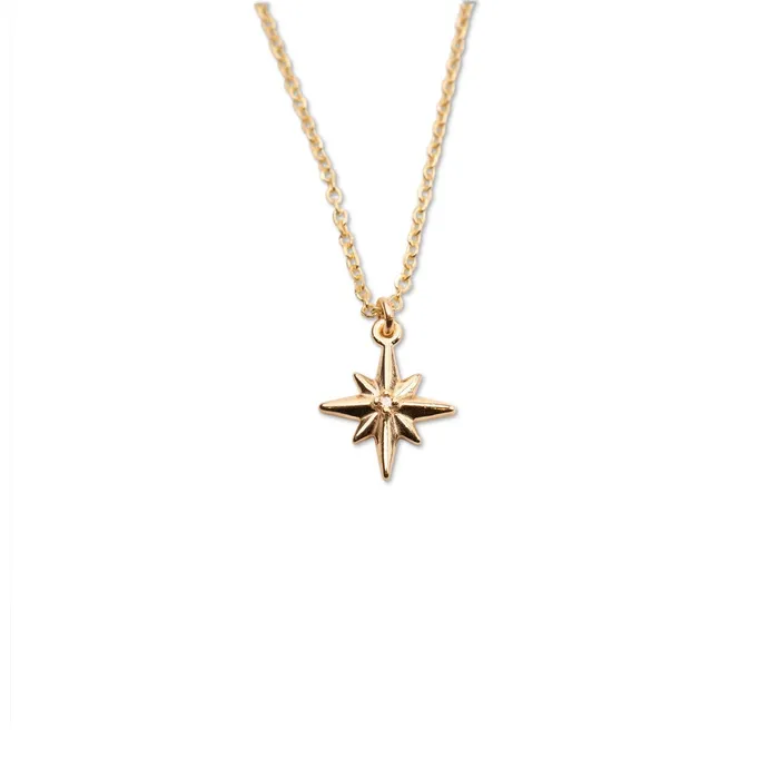 14k Northstar Diamond Necklace RG Necklaces