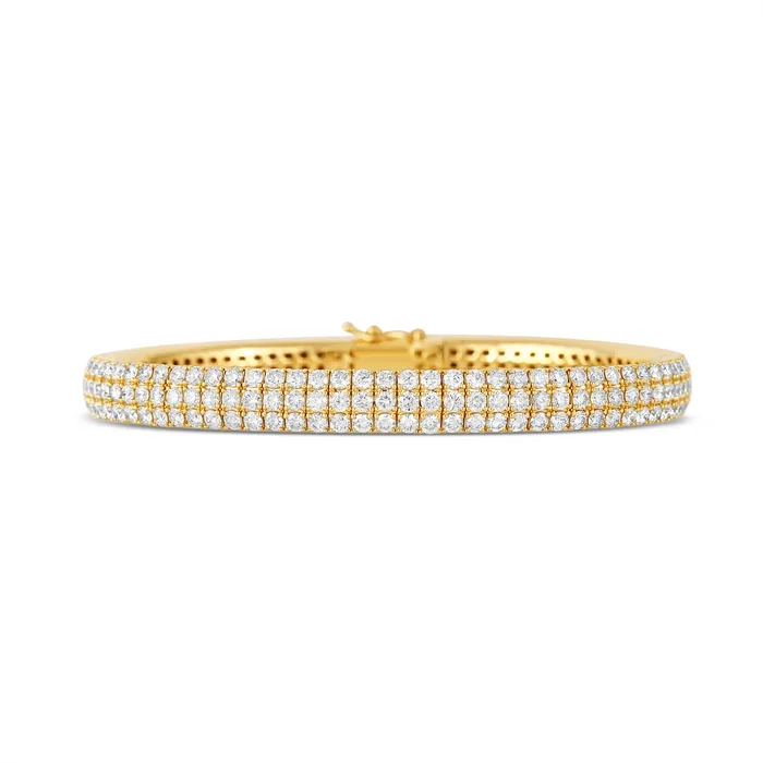 14K White Gold Wide Flexible Clasped Diamond Bracelet Meierotto Jewelers Bracelets 14K White Gold Wide Flexible Clasped Diamond Bracelet Meierotto Jewelers Bracelets