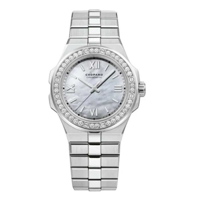 Bracelets Chopard Alpine Eagle 36mm Watch Ref 2986013002 White MOP Dial Diamond Bezel Stainless Steel Bracelet Chopard Bracelets Chopard Alpine Eagle 36mm Watch Ref 2986013002 White MOP Dial Diamond Bezel Stainless Steel Bracelet Chopard