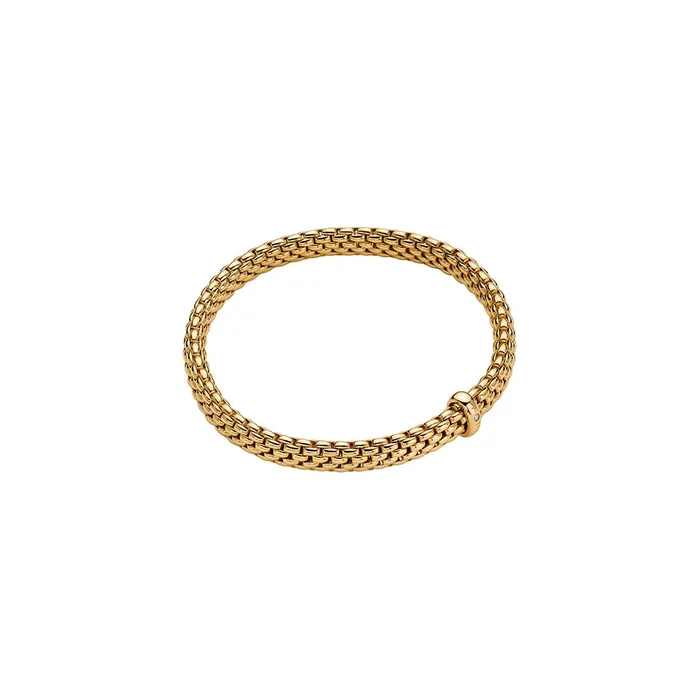 Bracelets Fope 18K Yellow Gold Vendome Bracelet with Diamond FOPE