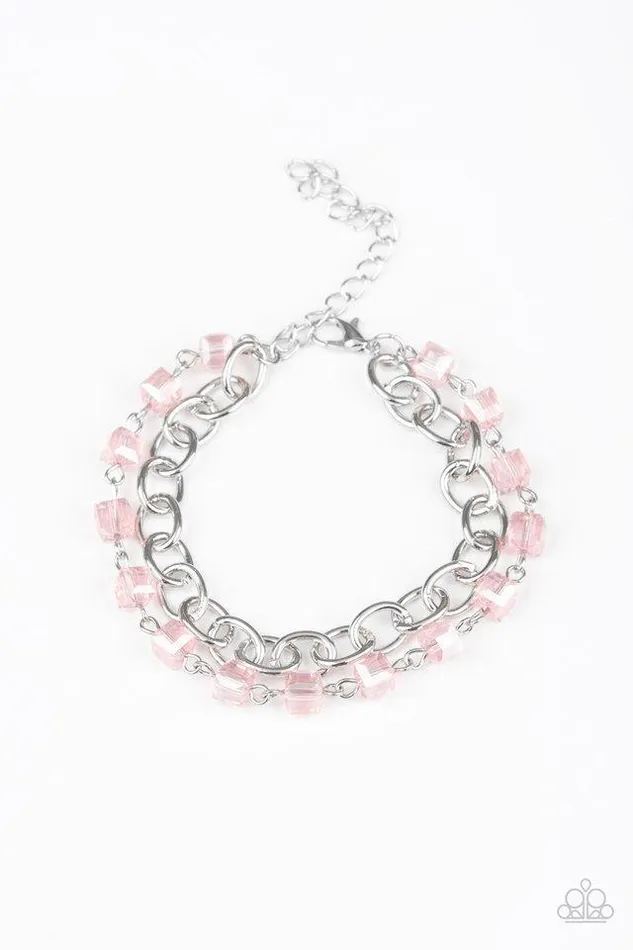 Bracelets Paparazzi Bracelet Life Of The Block Party Pink Paparazzi Jewelry