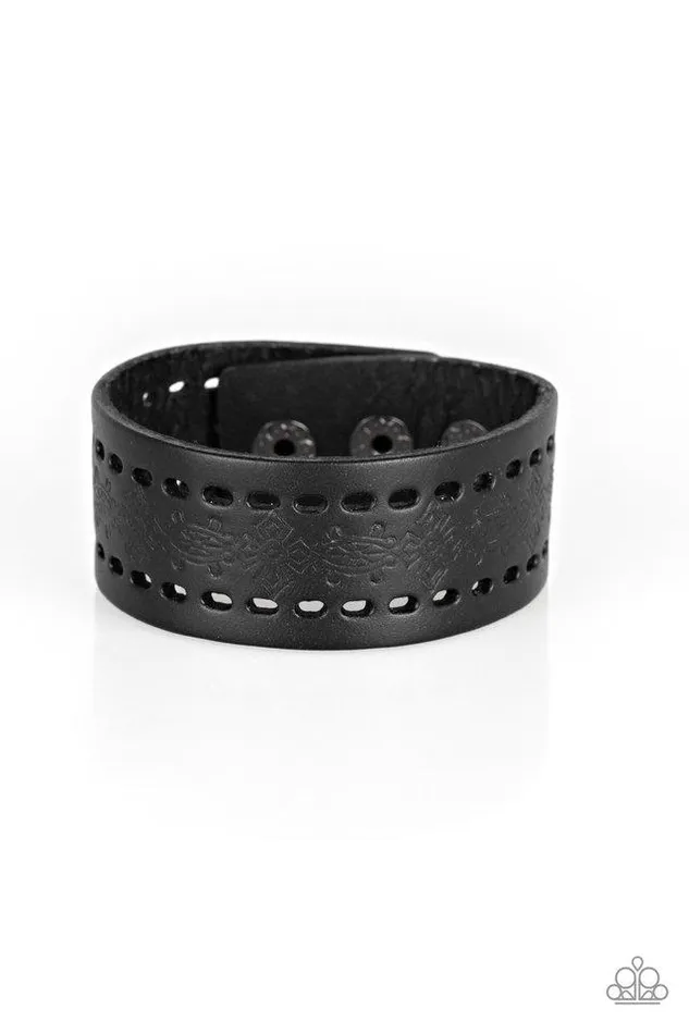 Bracelets Paparazzi Bracelet Make The WEST Of It Black Paparazzi Jewelry