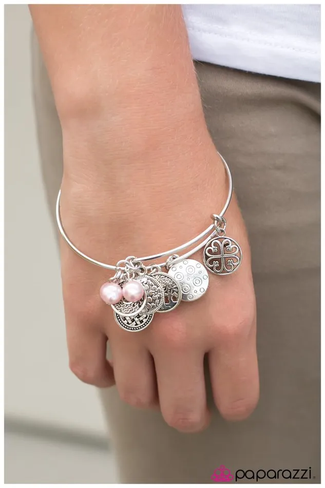 Bracelets Paparazzi Bracelet OneHit Wonder Pink Paparazzi Jewelry