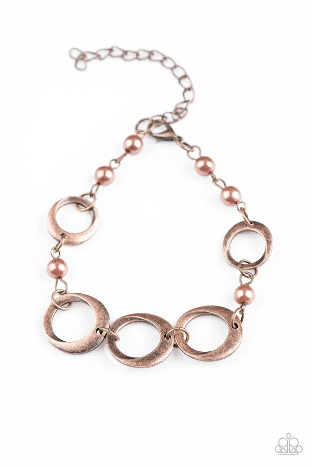 Bracelets Paparazzi Bracelet Poised and Polished Copper Paparazzi Jewelry