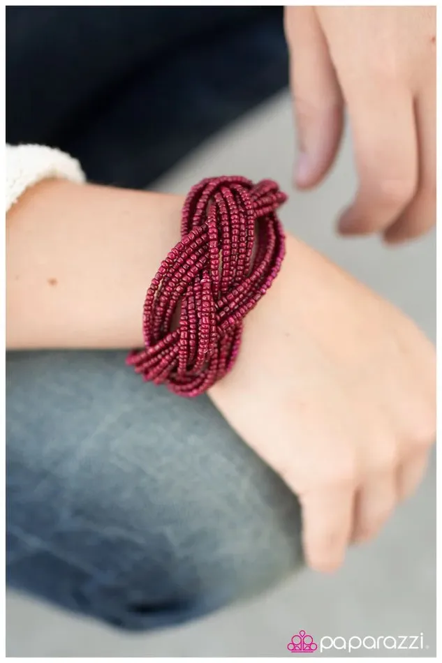 Bracelets Paparazzi Jewelry Paparazzi Bracelet Another Round Of Applause Pink