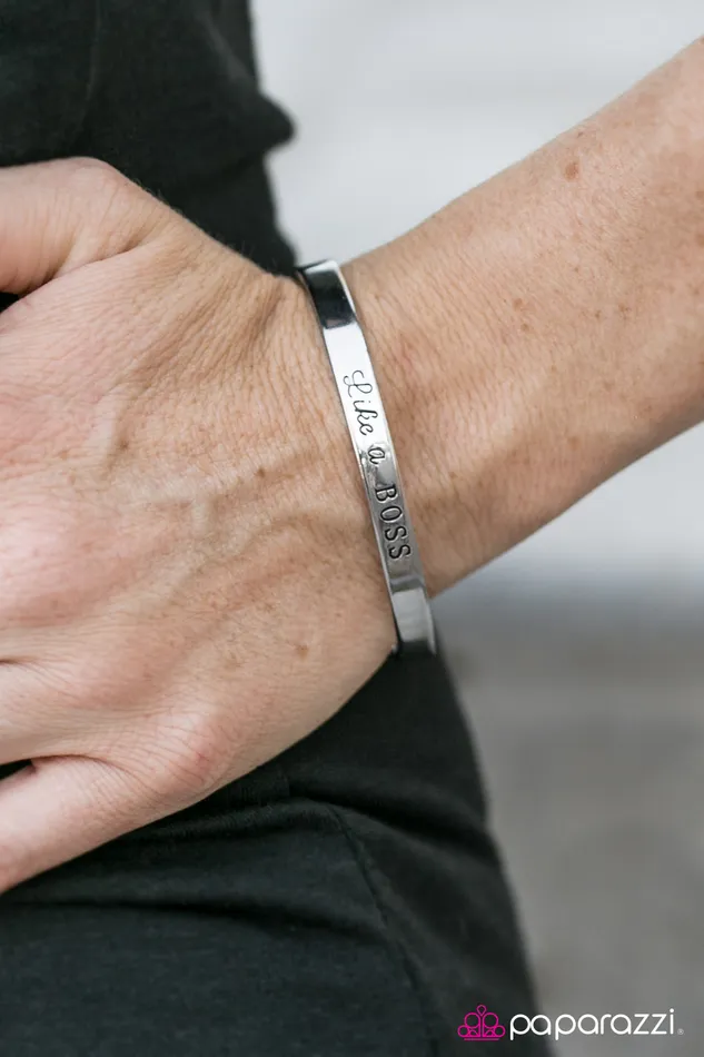Bracelets Paparazzi Jewelry Paparazzi Bracelet Boss Behavior Silver