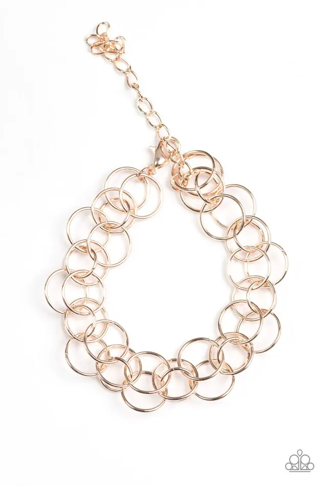 Bracelets Paparazzi Jewelry Paparazzi Bracelet Contemporary Circus Rose Gold