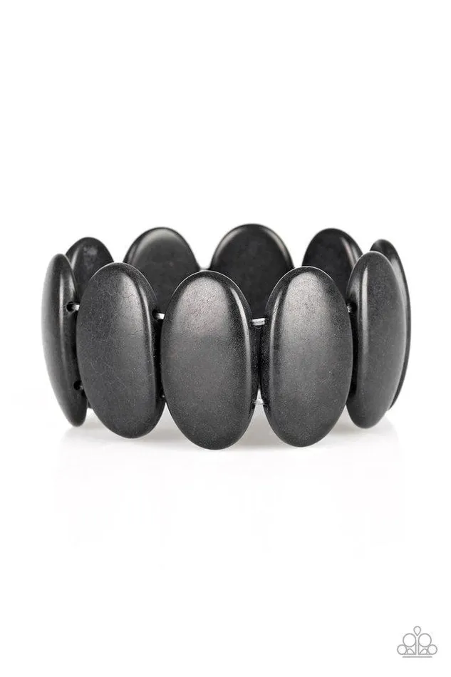 Bracelets Paparazzi Jewelry Paparazzi Bracelet Dramatically Nomadic Black