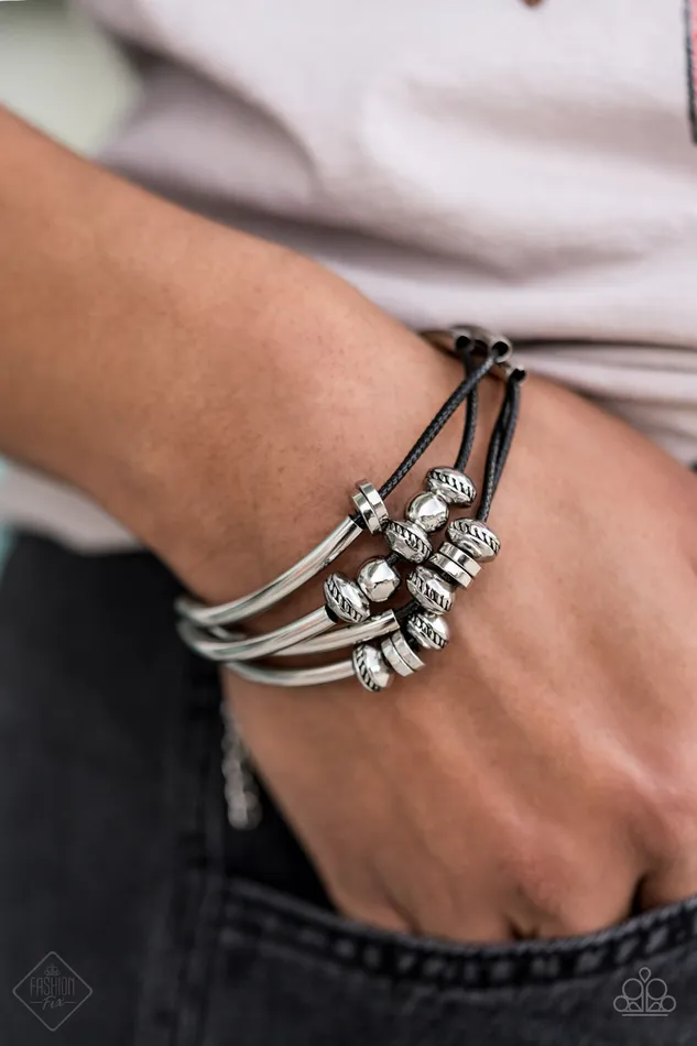 Bracelets Paparazzi Jewelry Paparazzi Bracelet Fashion Fix April 2021 We Aim To Please Black