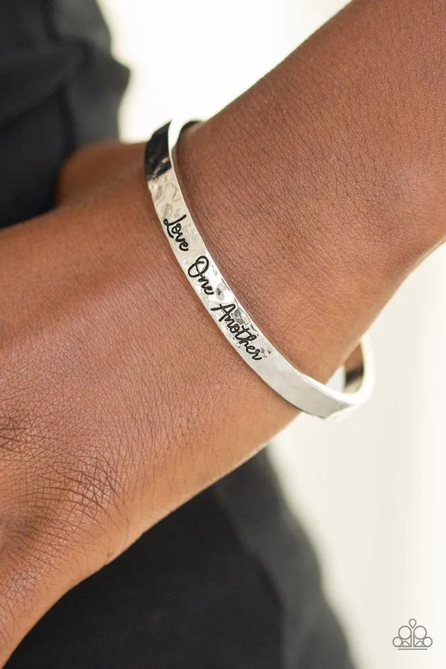 Bracelets Paparazzi Jewelry Paparazzi Bracelet Love One Another Silver