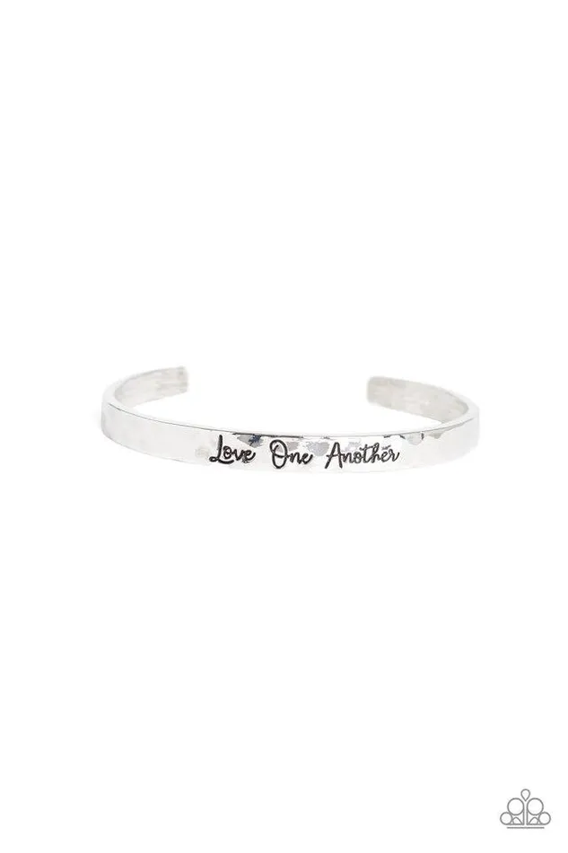 Bracelets Paparazzi Jewelry Paparazzi Bracelet Love One Another Silver Bracelets Paparazzi Jewelry Paparazzi Bracelet Love One Another Silver