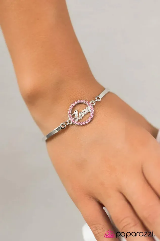 Bracelets Paparazzi Jewelry Paparazzi Bracelet Love Your Story Pink