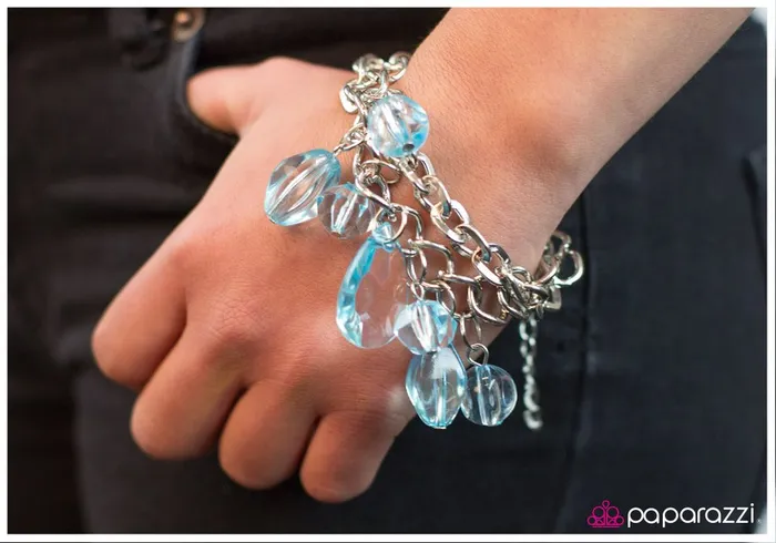 Bracelets Paparazzi Jewelry Paparazzi Bracelet Mining for Attention Blue