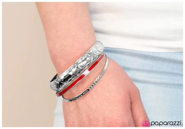 Bracelets Paparazzi Jewelry Paparazzi Bracelet Mojave Dunes Red