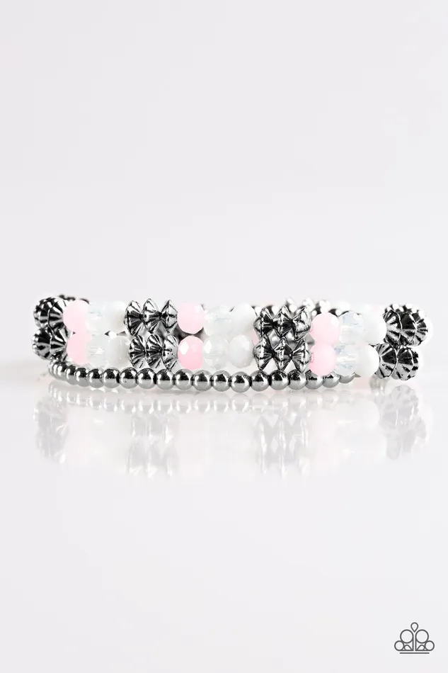 Bracelets Paparazzi Jewelry Paparazzi Bracelet Shimmer Sensation Pink