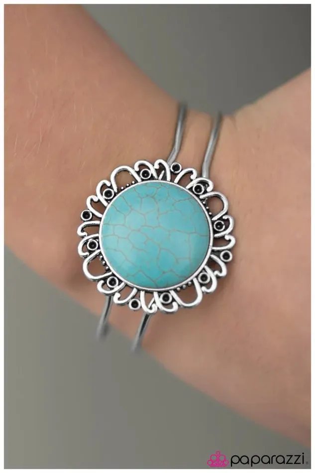 Bracelets Paparazzi Jewelry Paparazzi Bracelet Sky Bar Blue