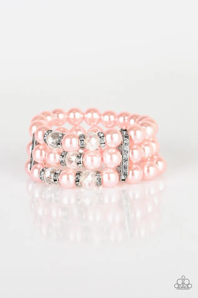 Bracelets Paparazzi Jewelry Paparazzi Bracelet Undeniably Dapper Pink