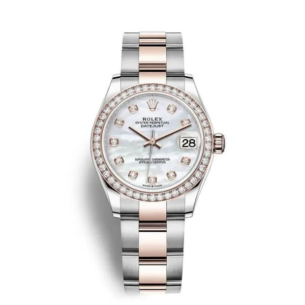 Bracelets Rolex Rolex Datejust 31mm Ref 278381rbr0025 White Mother of Pearl Diamond Dial Diamond Bezel Two Tone Stainless Steel 18K Rose Gold Oyster Bracelet Womens Watch Bracelets Rolex Rolex Datejust 31mm Ref 278381rbr0025 White Mother of Pearl Diamond Dial Diamond Bezel Two Tone Stainless Steel 18K Rose Gold Oyster Bracelet Womens Watch