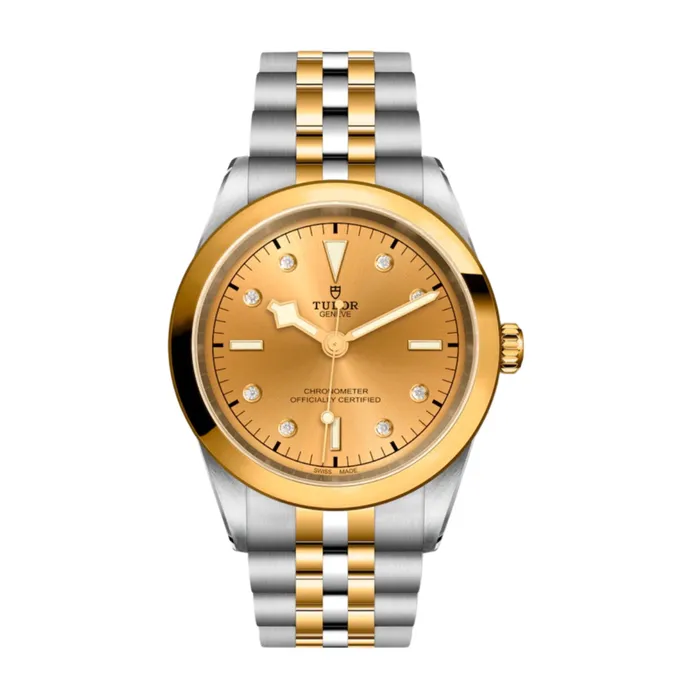 Bracelets Tudor Tudor Black Bay 41mm Watch Ref M796830008 Champagne Diamond Index Dial Two Tone Stainless Steel and 18K Yellow Gold Bracelet Bracelets Tudor Tudor Black Bay 41mm Watch Ref M796830008 Champagne Diamond Index Dial Two Tone Stainless Steel and 18K Yellow Gold Bracelet