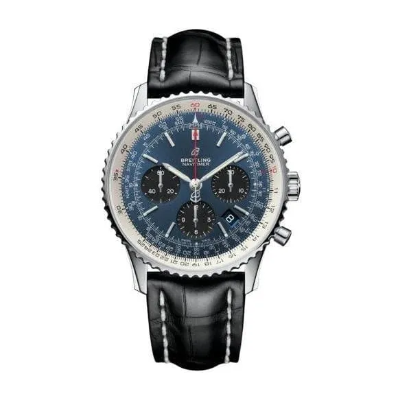 Breitling Watches Breitling NAVITIMER B01 CHRONOGRAPH 43 Stainless Steel Blue dial Watch AB0121211C1P3 Breitling Watches Breitling NAVITIMER B01 CHRONOGRAPH 43 Stainless Steel Blue dial Watch AB0121211C1P3