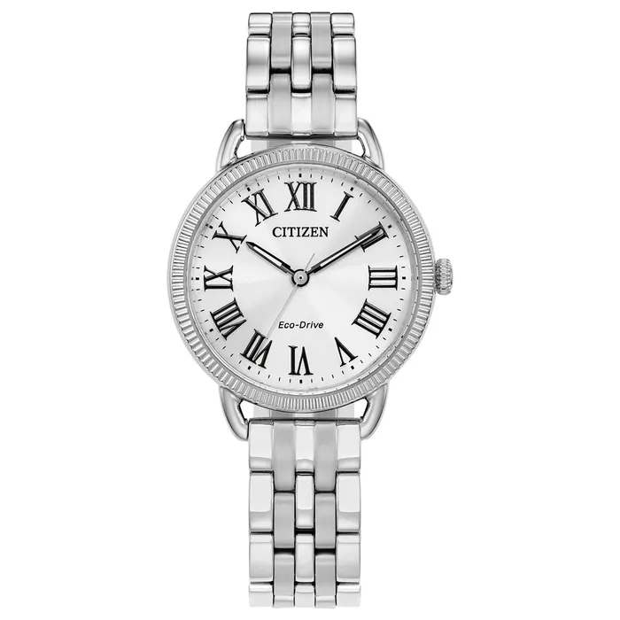 Citizen Rings Citizen Classic Coin Edge Silver Dial 29mm EcoDrive