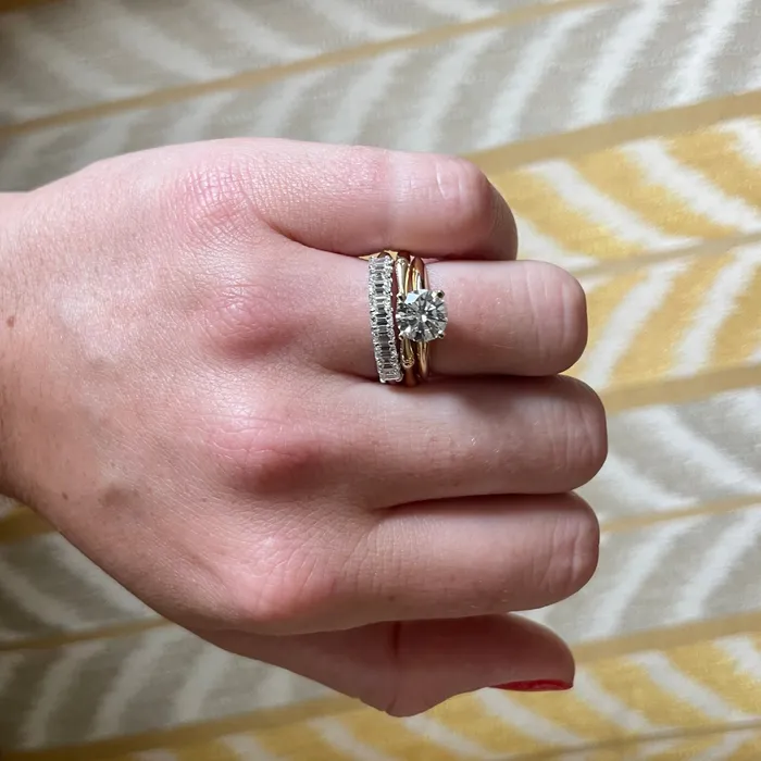 Croghans Rings 15ct I SI1 Round Diamond Solitaire 14K Yellow Gold Engagement Ring