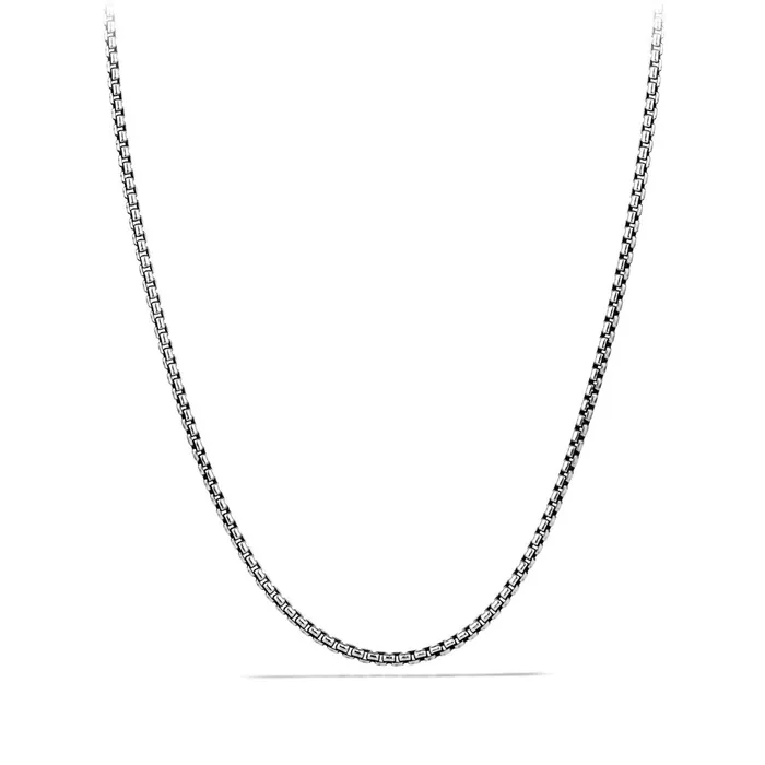 David Yurman 27mm Small Box Chain Necklace David Yurman Necklaces