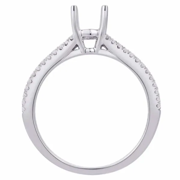 Diamond Source NYC Rings Modern elegant solitaire setting 18k white gold ring with 22ct diamonds KR09296XD50 Diamond Source NYC Rings Modern elegant solitaire setting 18k white gold ring with 22ct diamonds KR09296XD50