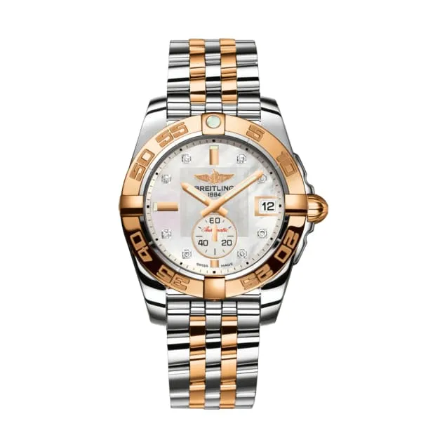 Earrings Breitling Galactic 36mm Watch Ref C37330121A2C1 White Mother of Pearl Diamond Index Dial Two Tone Stainless Steel 18K Rose Gold Case Breitling Earrings Breitling Galactic 36mm Watch Ref C37330121A2C1 White Mother of Pearl Diamond Index Dial Two Tone Stainless Steel 18K Rose Gold Case Breitling