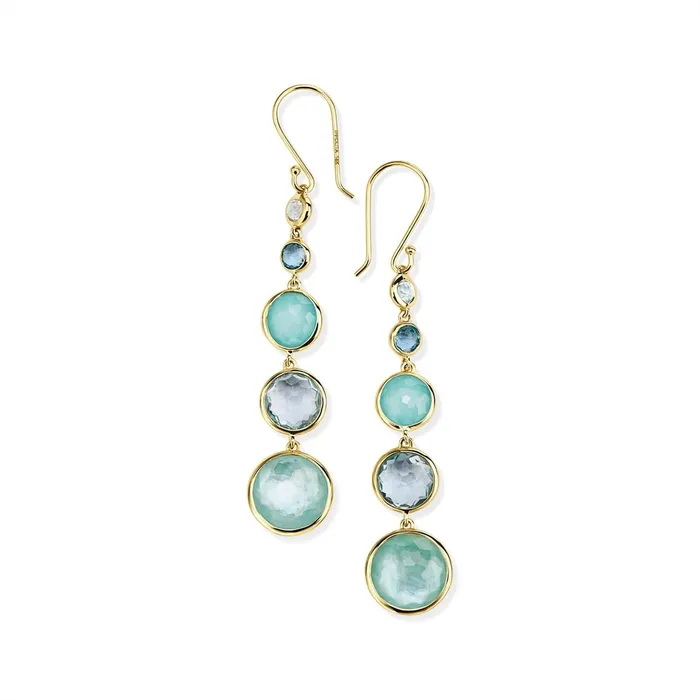 Earrings Ippolita Ippolita 18K Yellow Gold Lollipop Long Lollitini Earrings in Waterfall Earrings Ippolita Ippolita 18K Yellow Gold Lollipop Long Lollitini Earrings in Waterfall