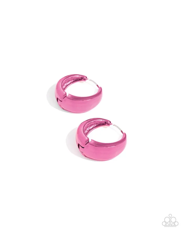 Earrings Paparazzi Earring Colorful Curiosity Pink Paparazzi Jewelry Earrings Paparazzi Earring Colorful Curiosity Pink Paparazzi Jewelry