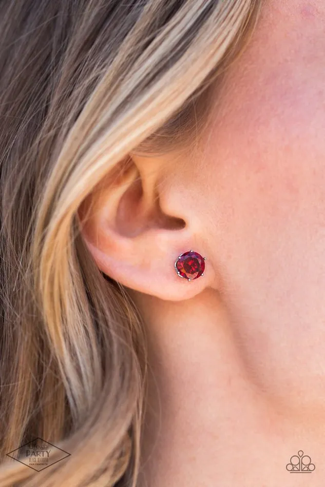 Earrings Paparazzi Earring Greatest Treasure Red Post Paparazzi Jewelry