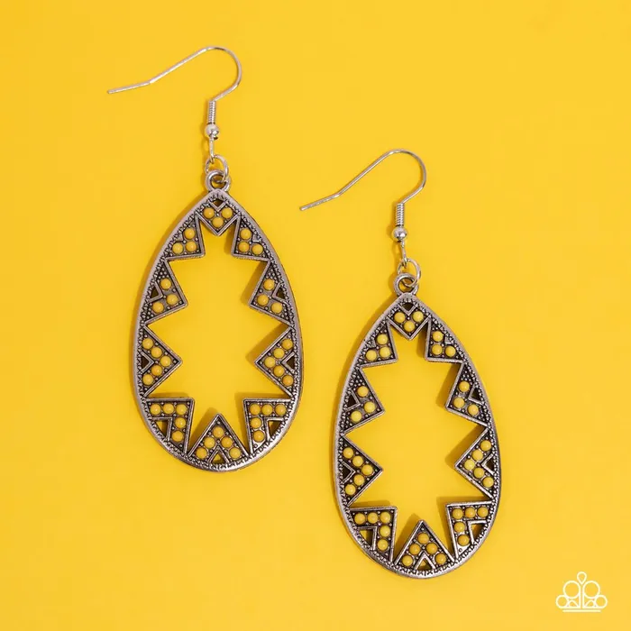 Earrings Paparazzi Earring Wildly Wonderous Yellow Paparazzi Jewelry Earrings Paparazzi Earring Wildly Wonderous Yellow Paparazzi Jewelry
