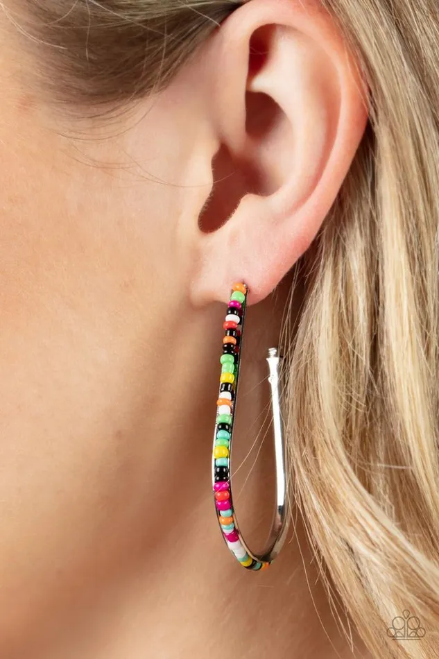 Earrings Paparazzi Jewelry Paparazzi Earring Beaded Bauble Multi