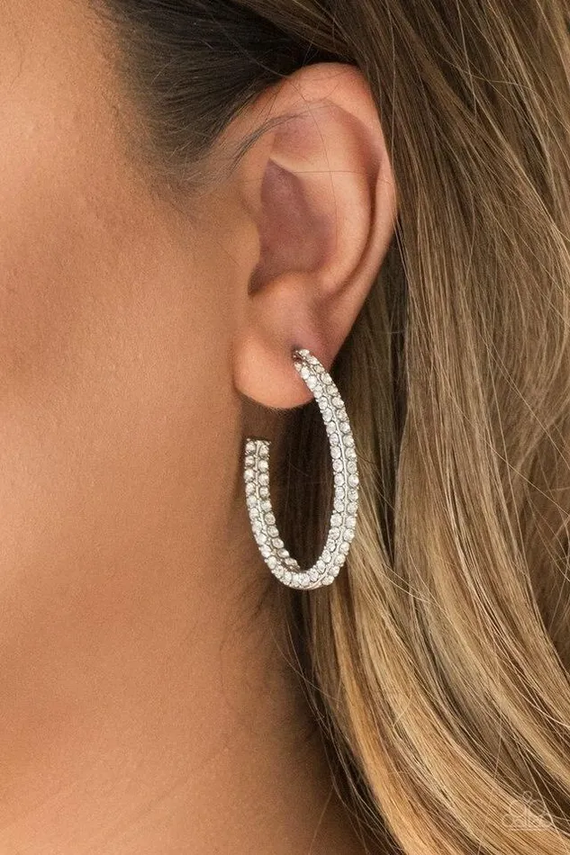 Earrings Paparazzi Jewelry Paparazzi Earring Big Winner White