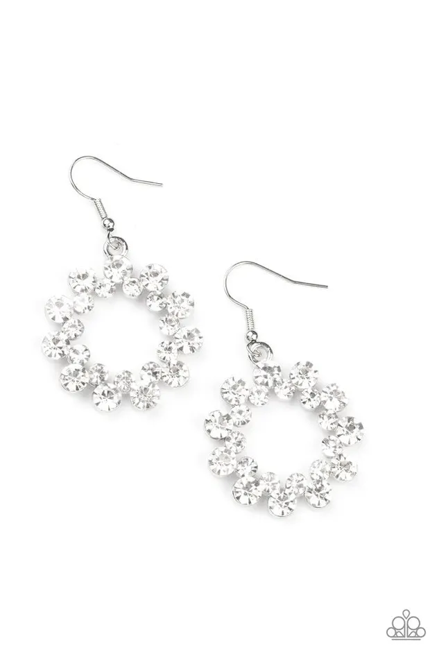 Earrings Paparazzi Jewelry Paparazzi Earring Champagne Bubbles White Earrings Paparazzi Jewelry Paparazzi Earring Champagne Bubbles White