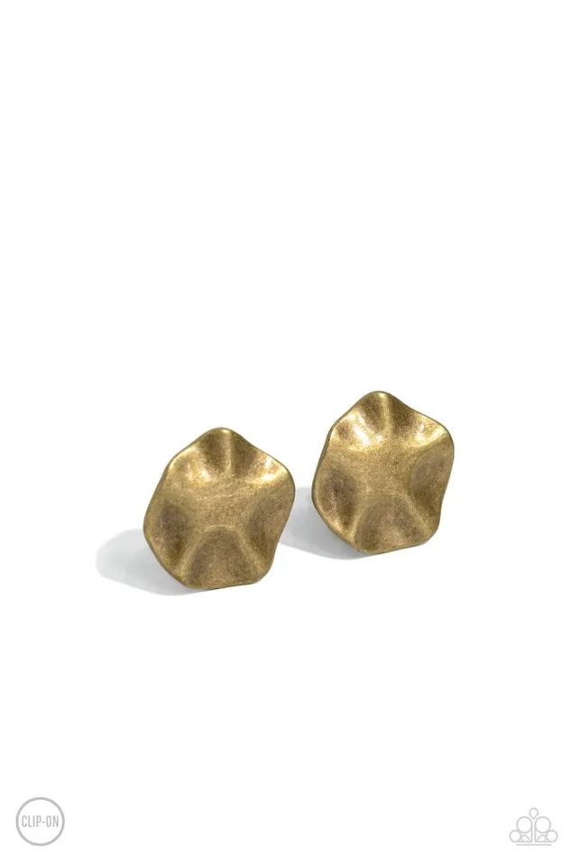 Earrings Paparazzi Jewelry Paparazzi Earring Destination Unknown Brass Earrings Paparazzi Jewelry Paparazzi Earring Destination Unknown Brass